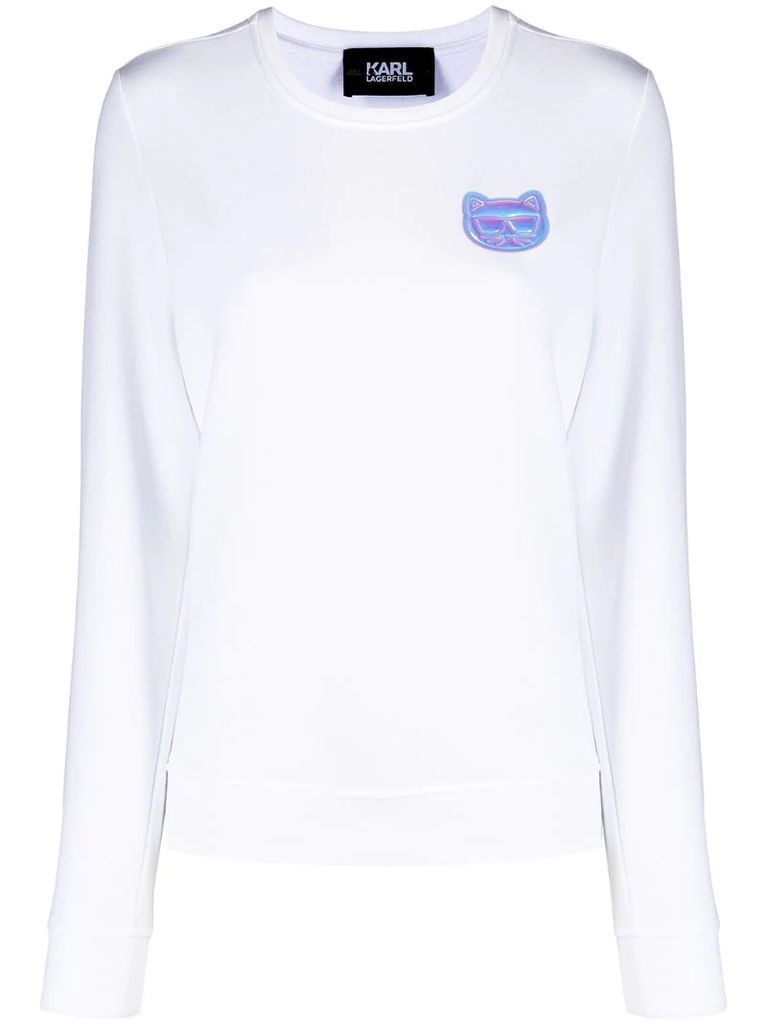 Mini Ikonik Choupette-patch sweatshirt