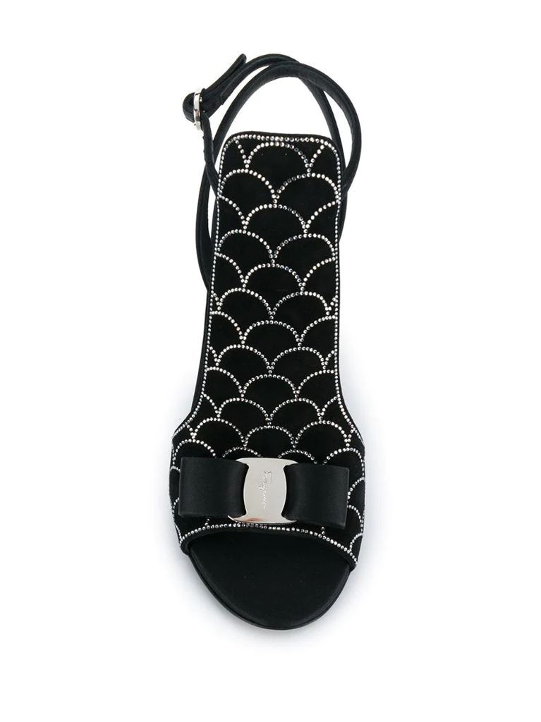 rhinestone embellished Vara sandals