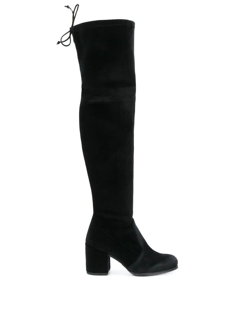 Tieland knee-length boots