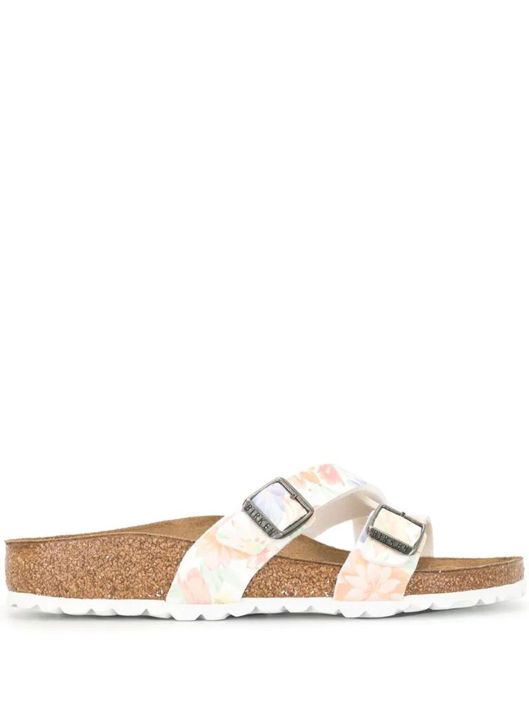 Yao floral print sandals