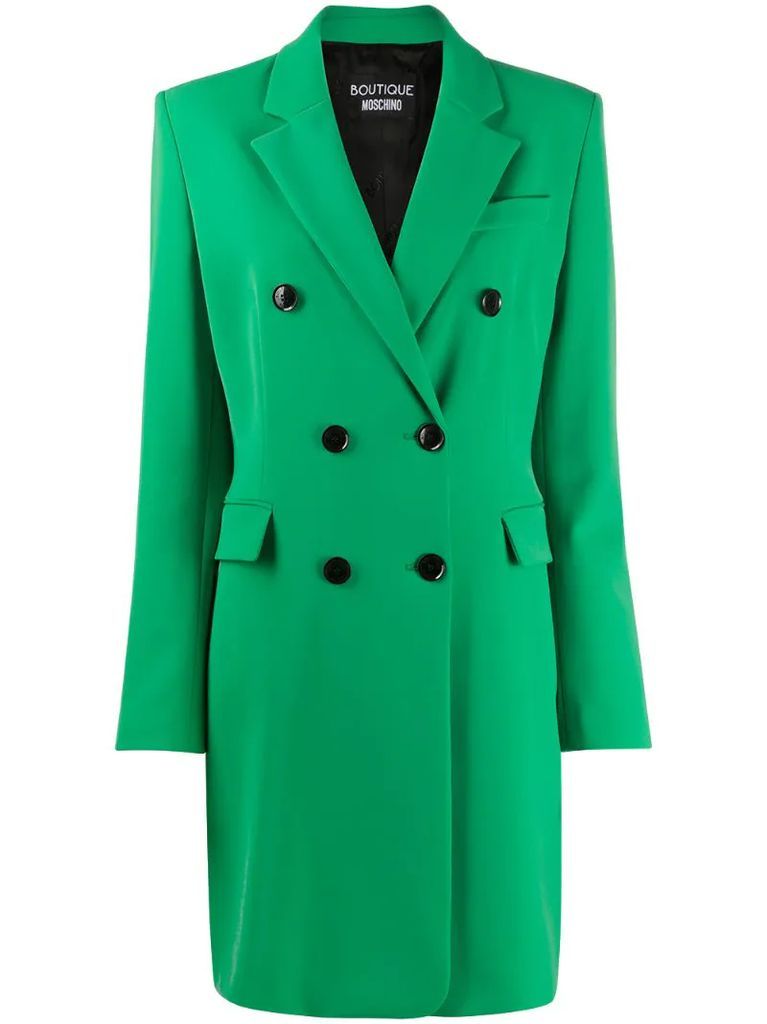 double-breasted blazer dress
