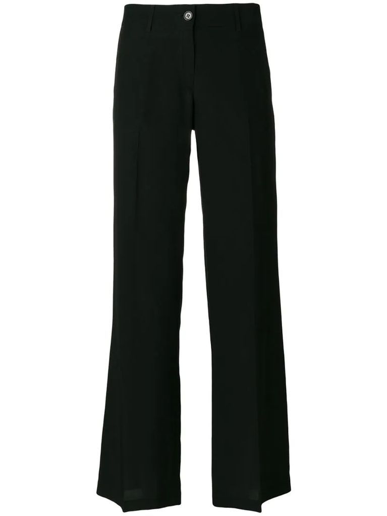 straight leg formal trousers