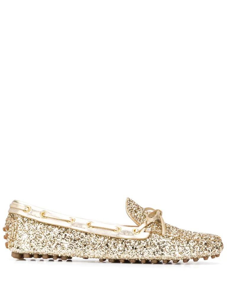 glitter driving shoes