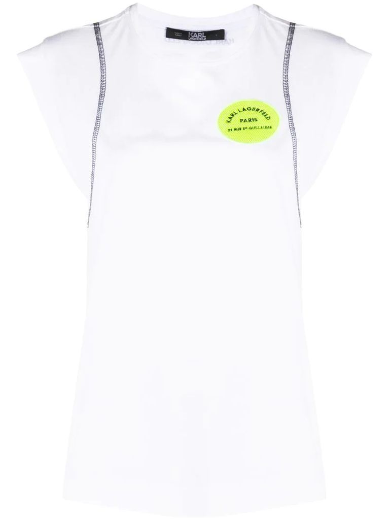 tennis ball logo vest
