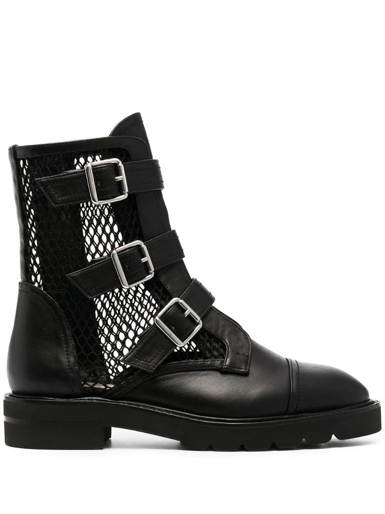 studded leather boots