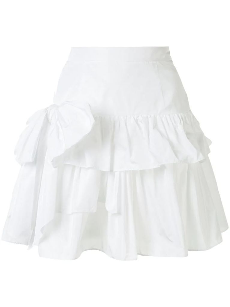 tiered bow skirt