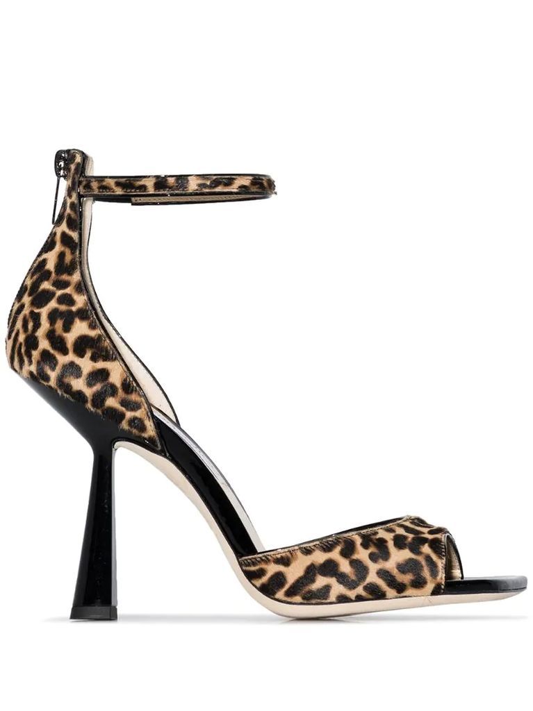Reon 100 leopard print sandals