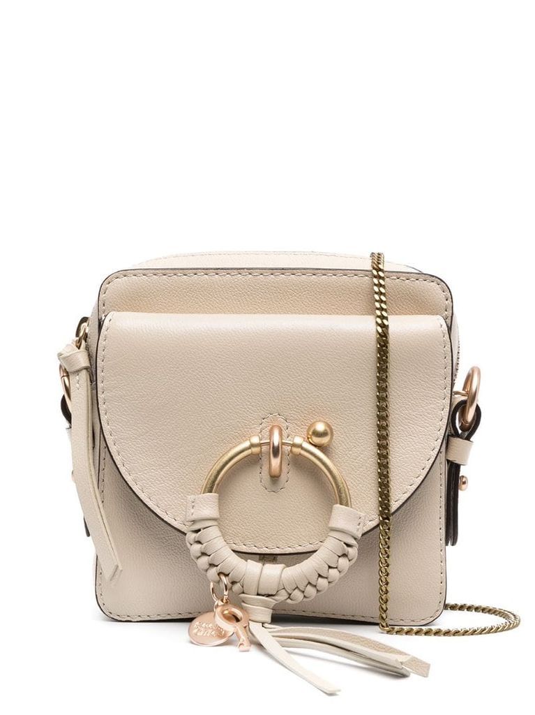 Joan ring-embellished crossbody bag