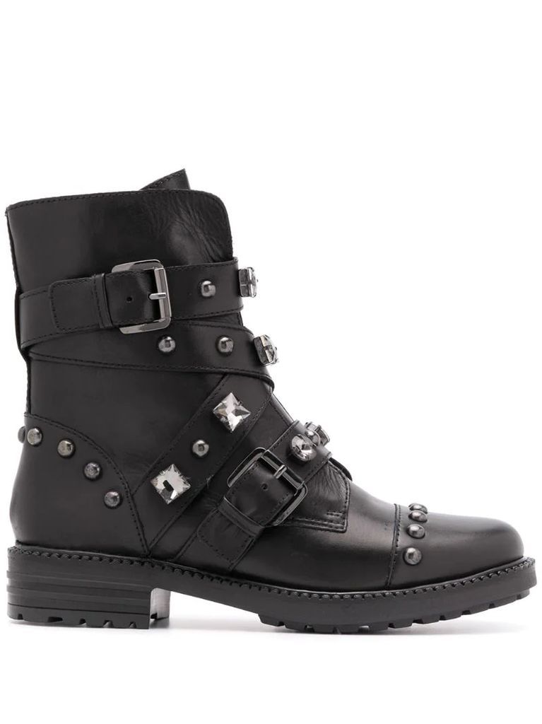 Sander buckle boots