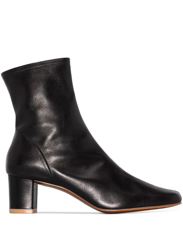 Sofia 65mm leather ankle boots
