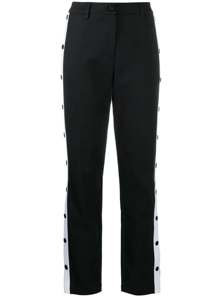 side snap-button trousers