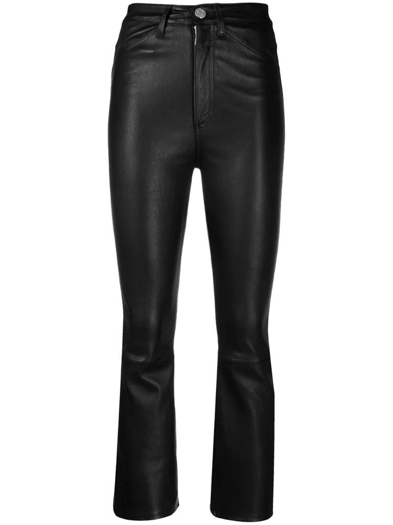 sim-fit cropped trousers