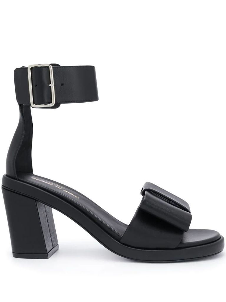 ankle strap bow sandals