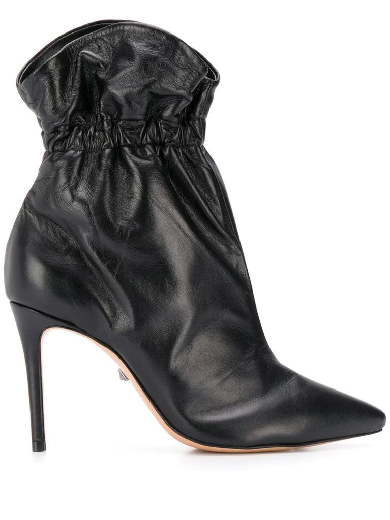 stiletto heel ankle boots