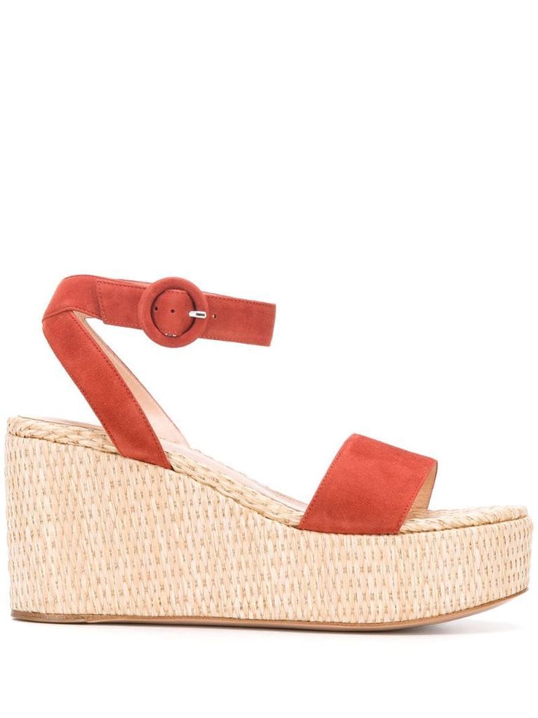 woven wedge sandals