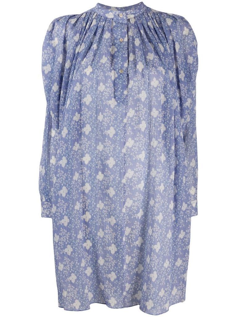 floral print baggy dress