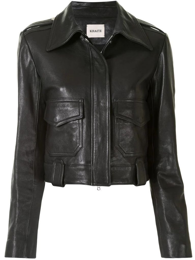 Cordelia leather jacket