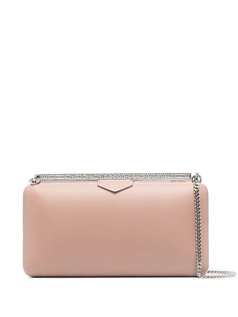 Ellipse clutch bag