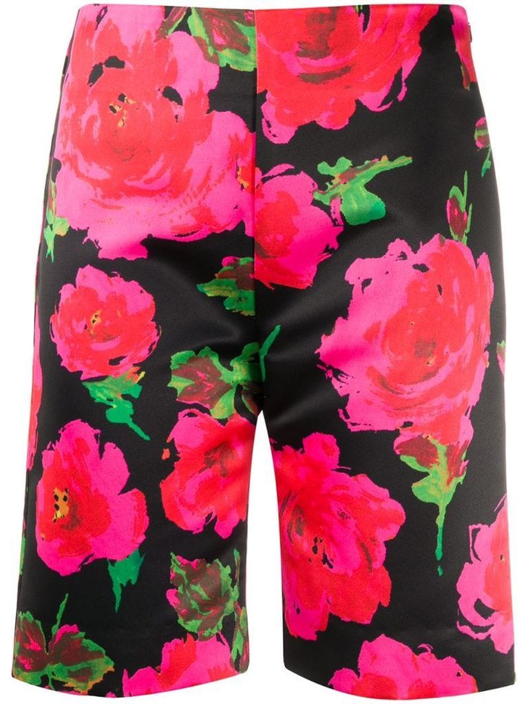floral print bermuda shorts