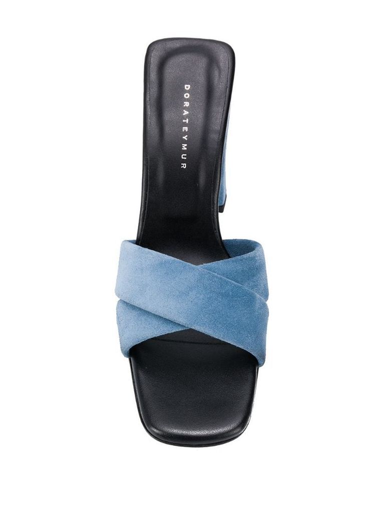 Retox block heel sandals