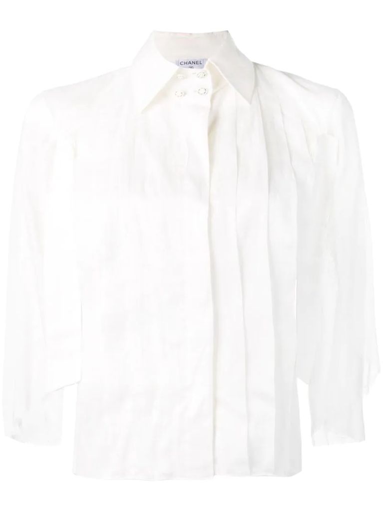 2000's cape-style blouse