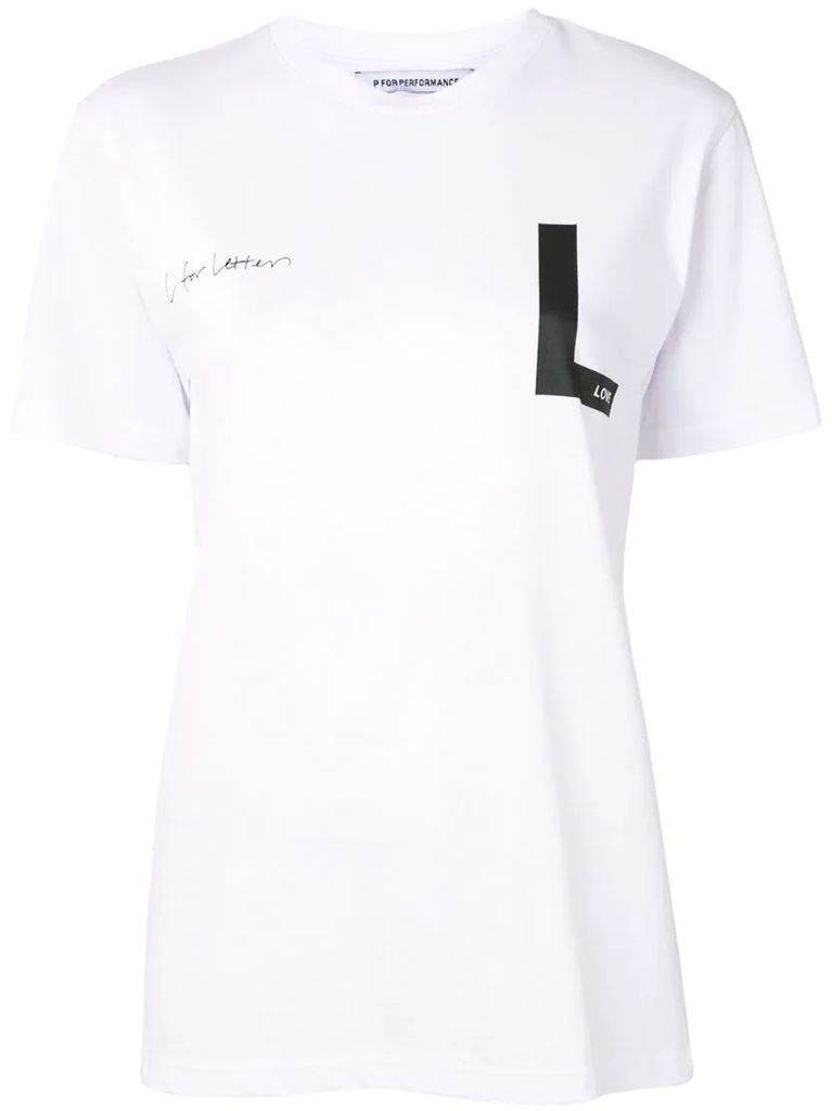 L for Letter T-shirt