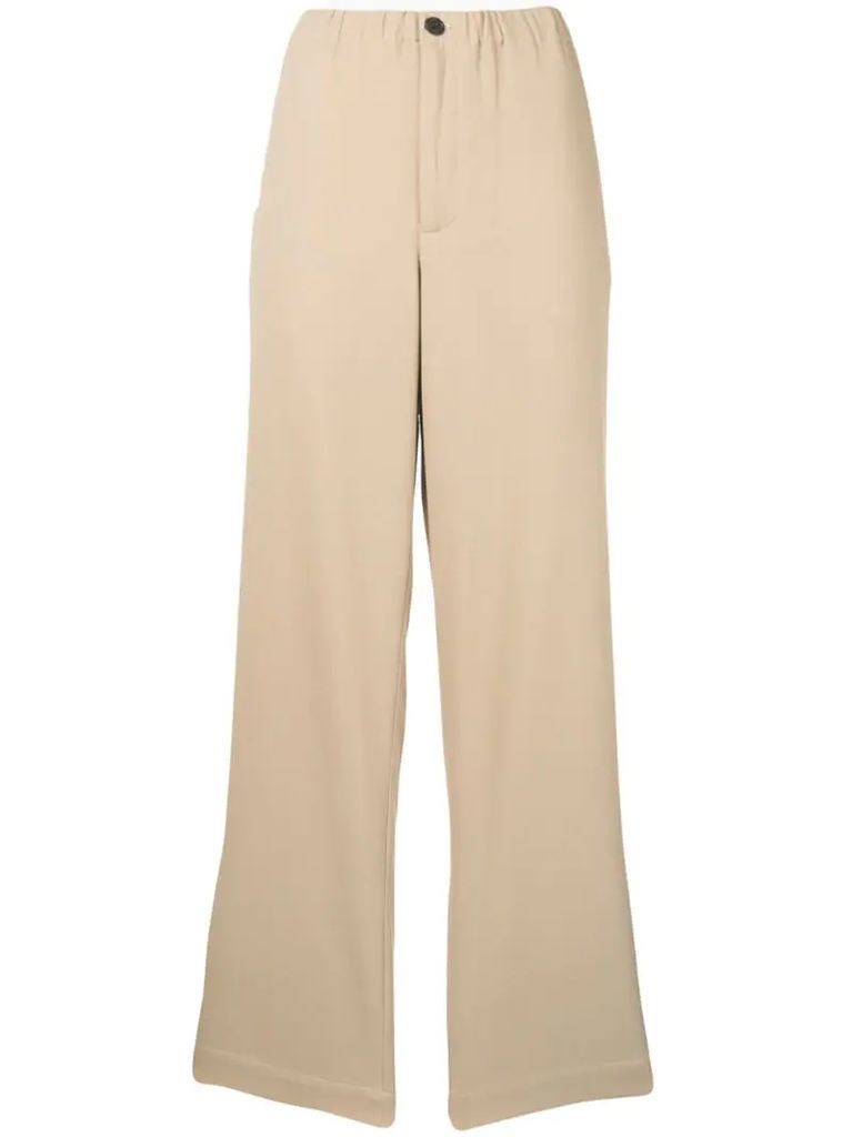Elasticated Waistband Wide Fit Trousers