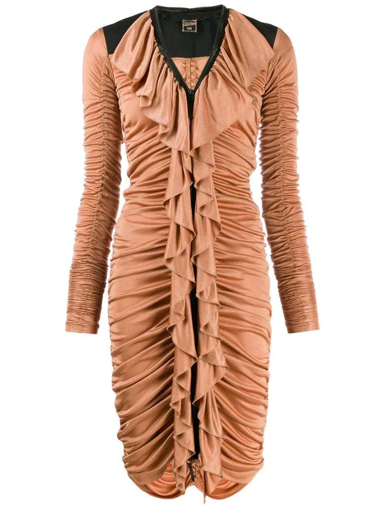 1990's ruched dress