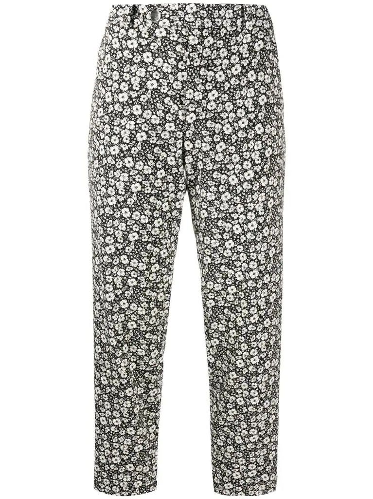 Coco Janet floral patterned trousers