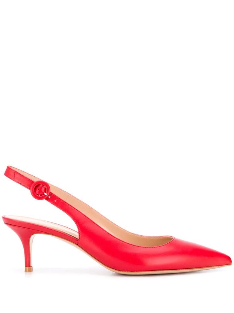 Anna pointed slingback pumps