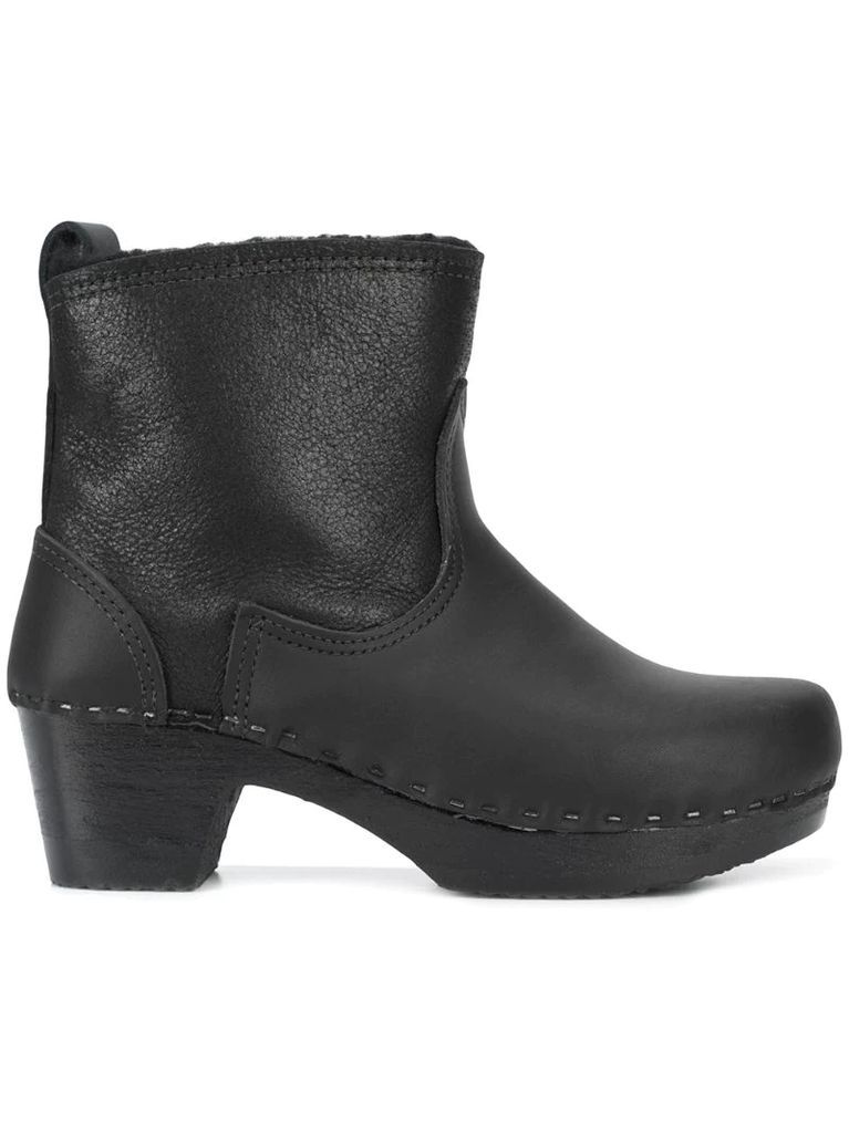 5” Shearling Clog boots