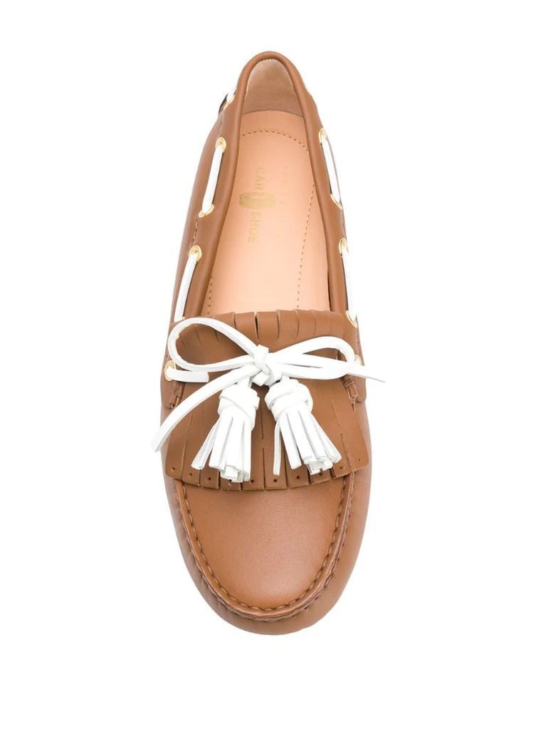 tassel embellished loafers
