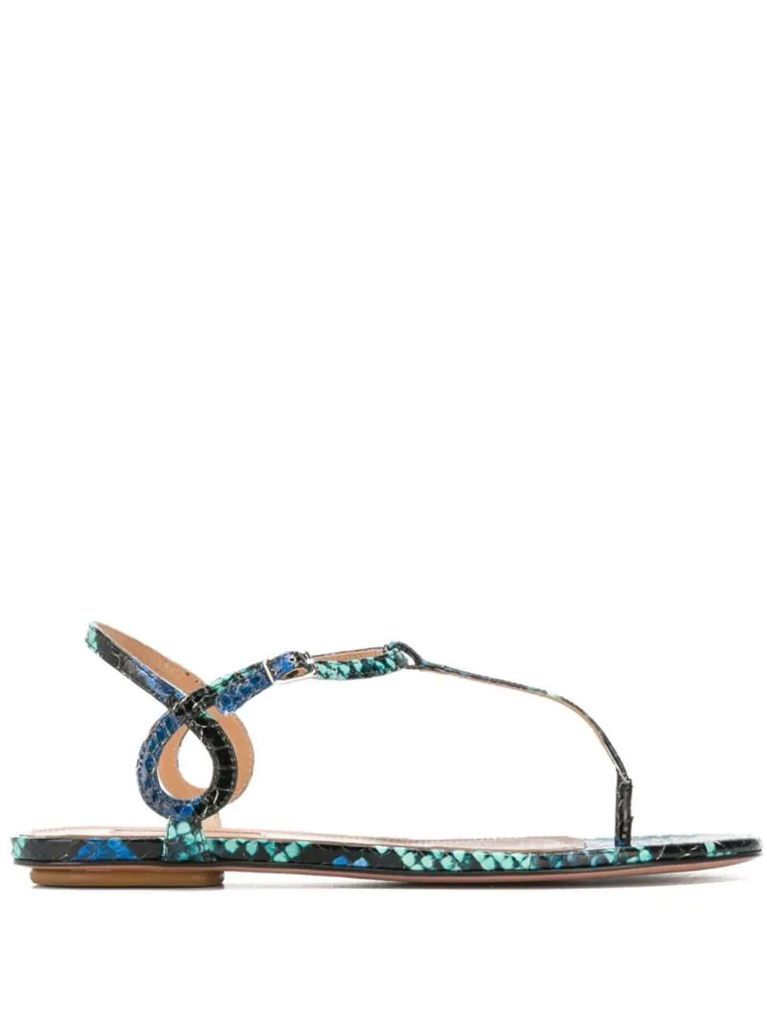 Almost Bare flat sandals