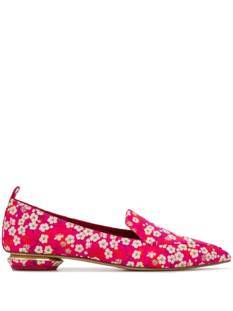 BEYA floral-print loafers