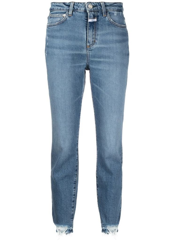 A Better Blue cropped jeans