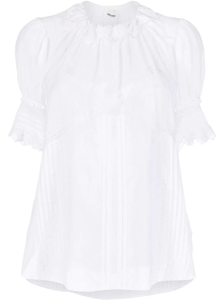Tupel cotton-blend blouse