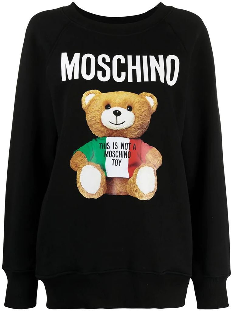 Italian Teddy Bear crew-neck sweatshirt