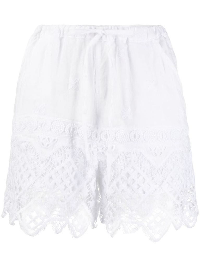 Montevideo lace shorts