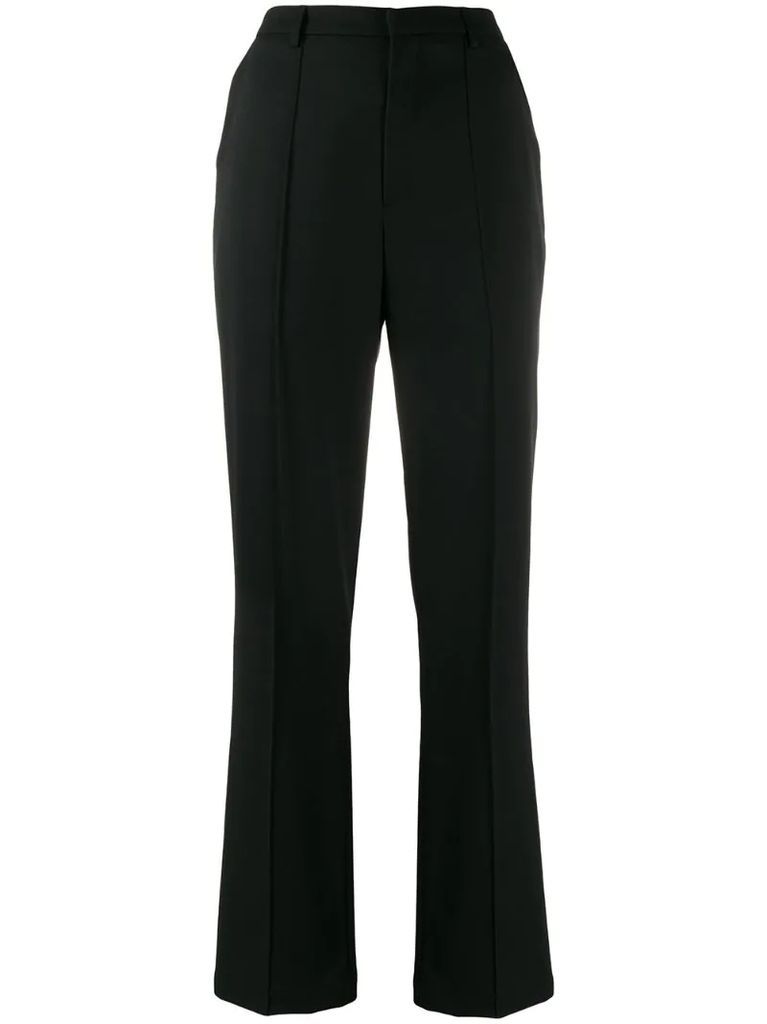 flared formal trousers
