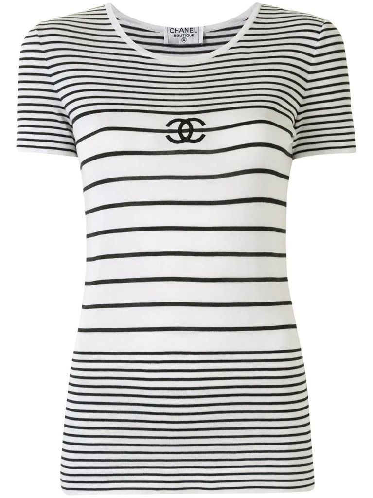 CC striped T-shirt
