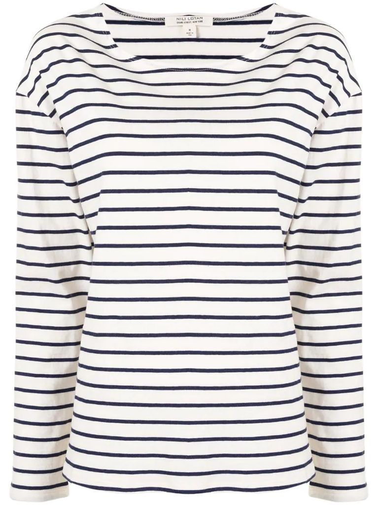 striped relaxed T-shirt