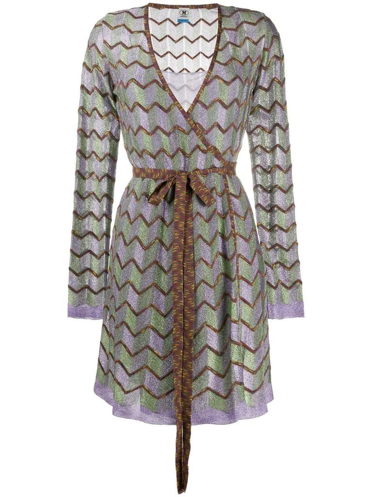zig-zag pattern dress