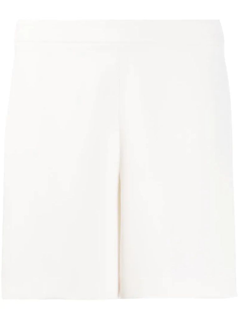 relaxed-fit high-waisted shorts