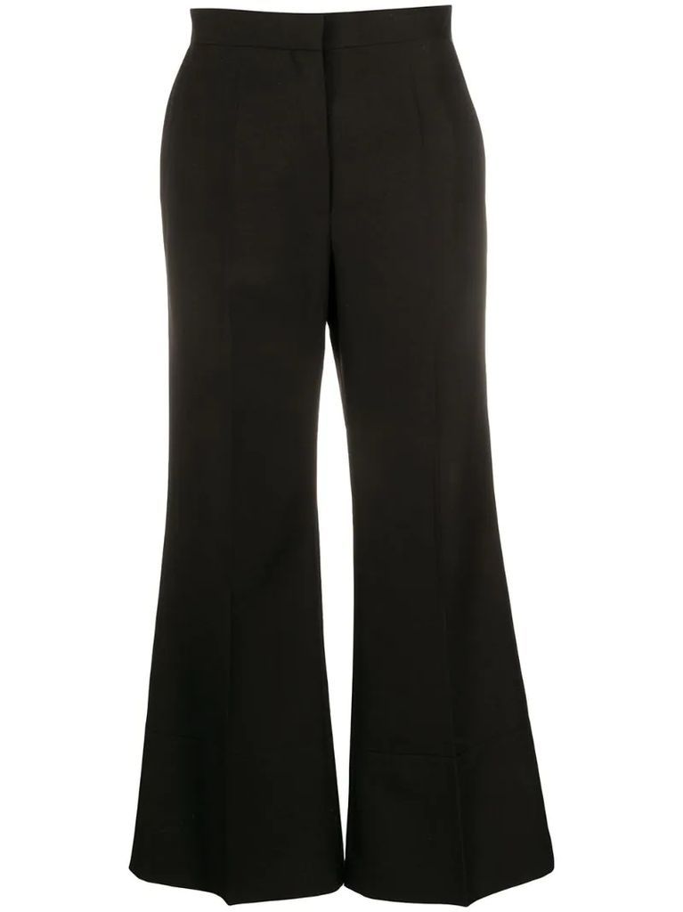 stirrup detail cropped trousers