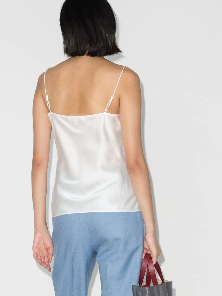 cowl-neck camisole top