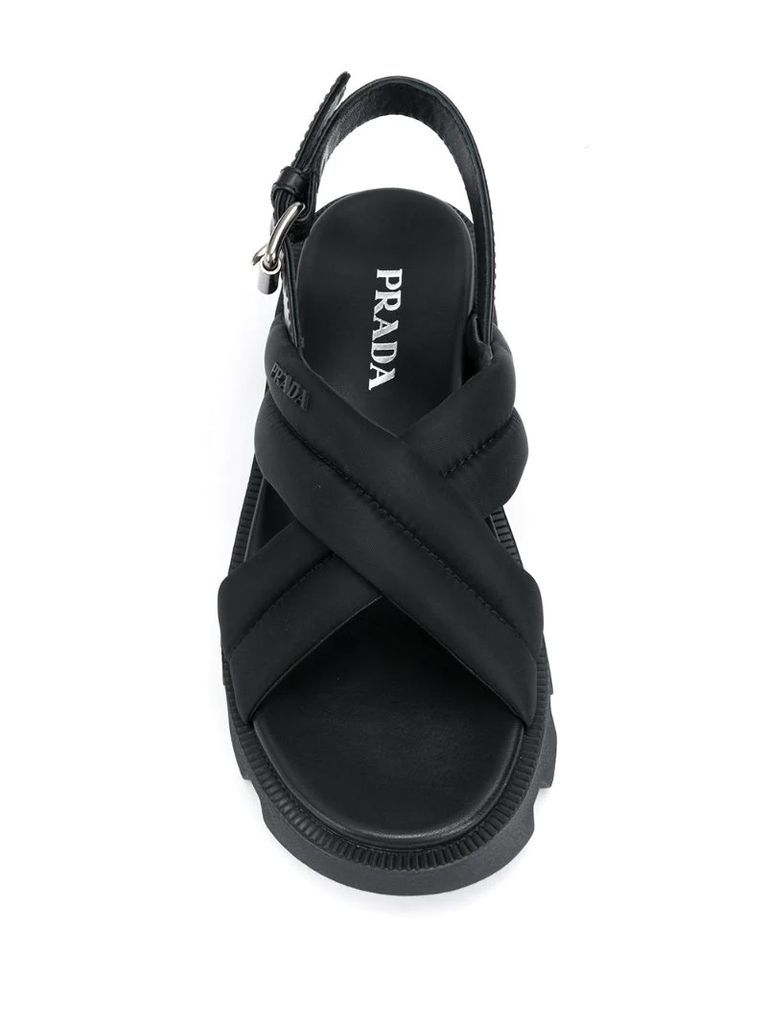 cross-strap sandals