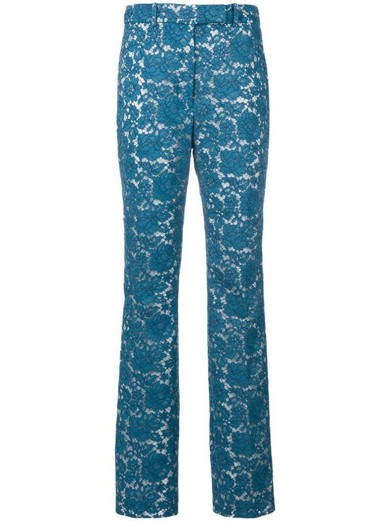 lace tailored trousers