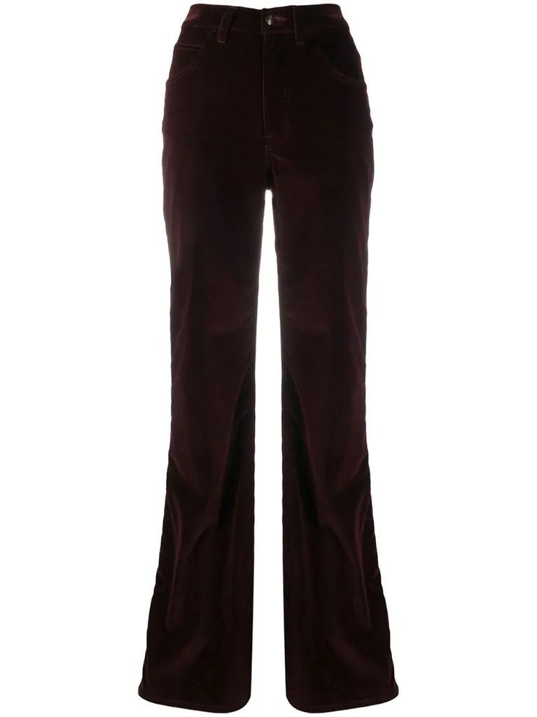 ribbed velvet trousers