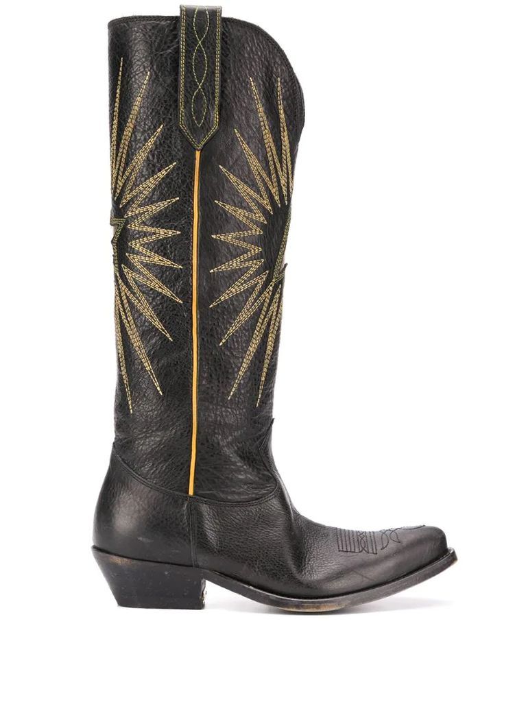 Wish Star knee-high boots