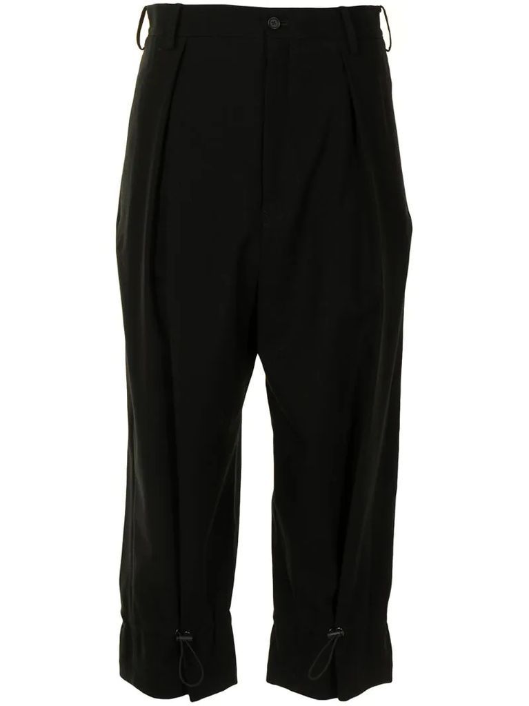 tapered crop trousers
